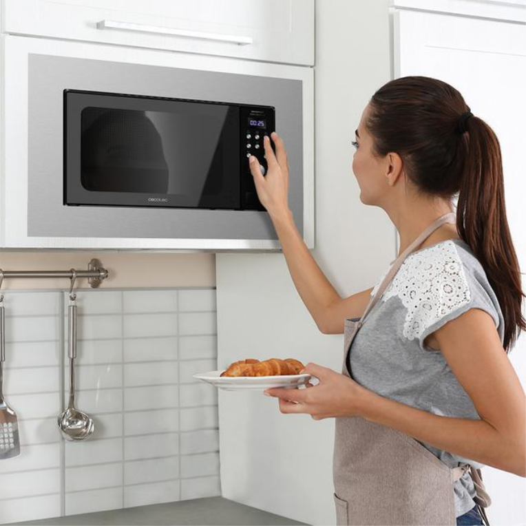 MICROONDAS CECOTEC GRANDHEAT 2000 BUILT-IN STEELBLACK - detalle