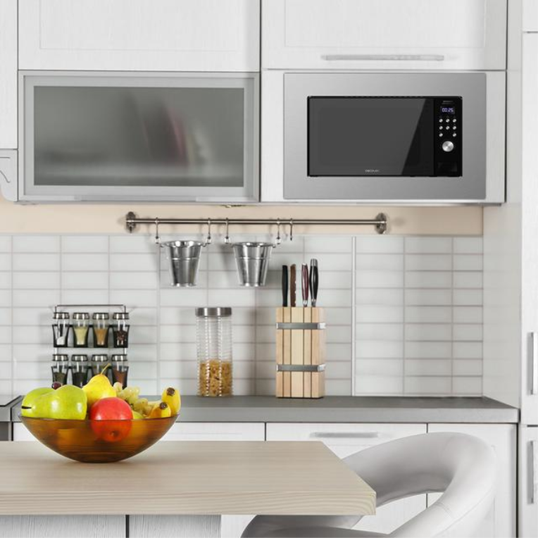MICROONDAS CECOTEC GRANDHEAT 2000 BUILT-IN STEELBLACK - detalle