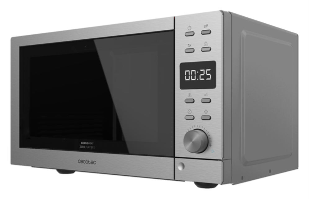 MICROONDAS CECOTEC GRANDHEAT 2000 FLATBED STEEL