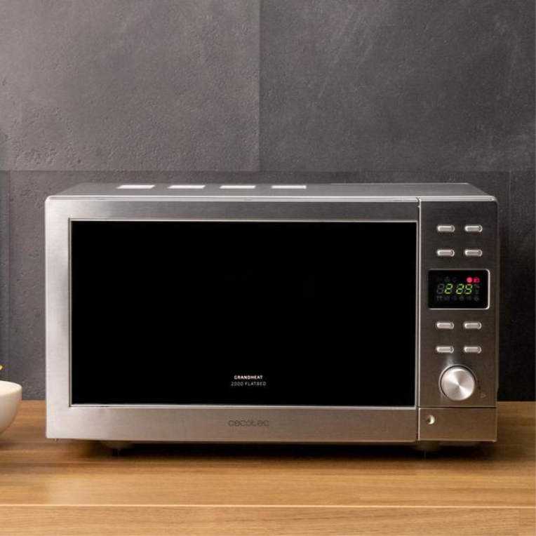 MICROONDAS CECOTEC GRANDHEAT 2000 FLATBED STEEL - detalle