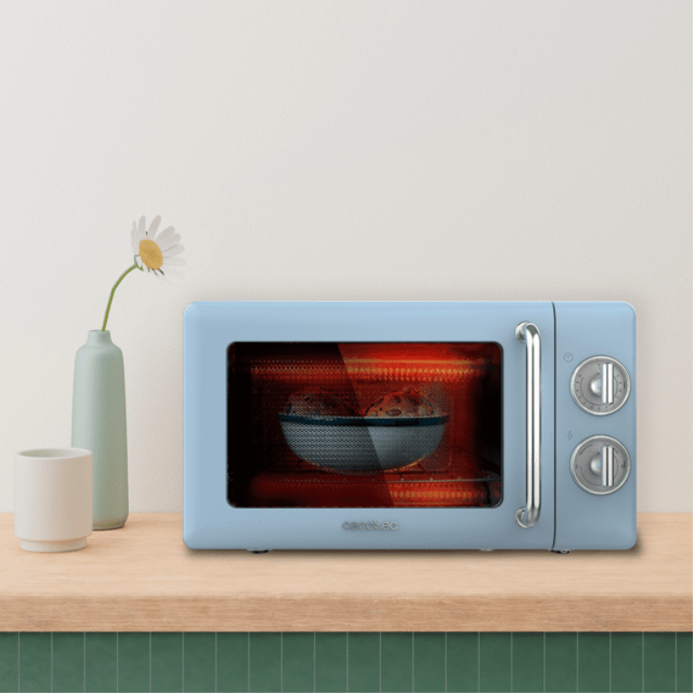 MICROONDAS CECOTEC PROCLEAN 3110 RETRO BLUE - detalle