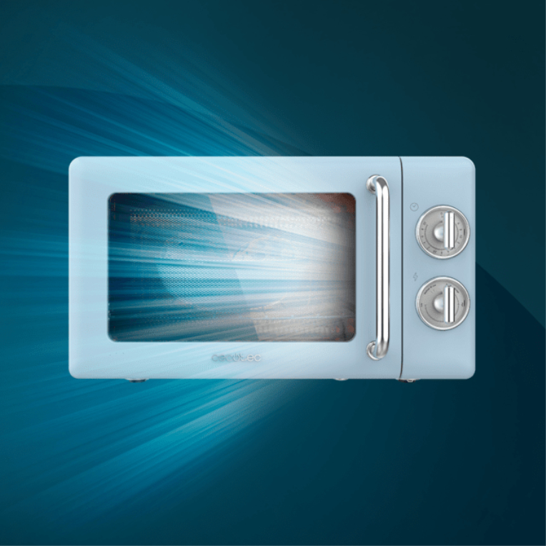 MICROONDAS CECOTEC PROCLEAN 3110 RETRO BLUE - detalle