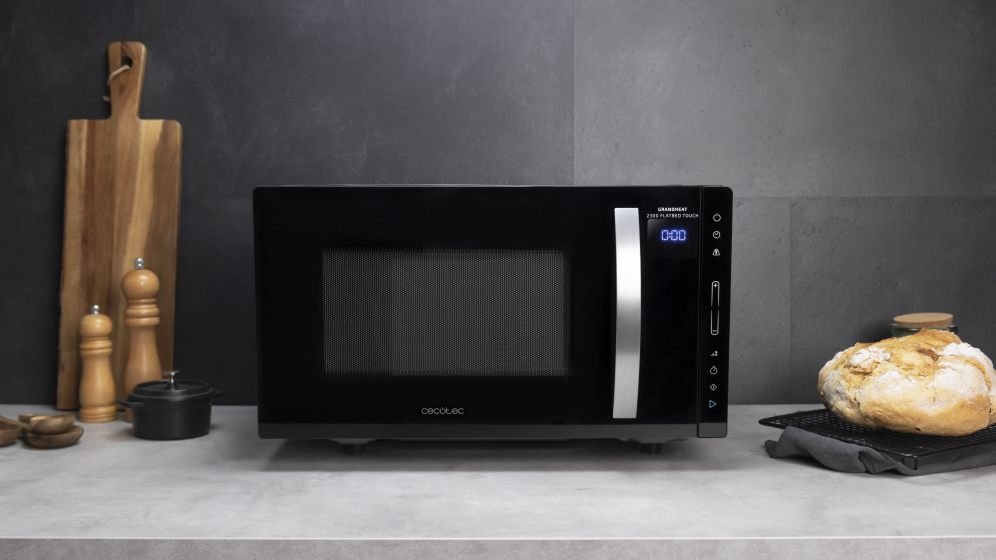 MICROONDAS CECOTEC SIN PLATO GRANDHEAT 2300 FLATBED TOUCH BLACK - detalle