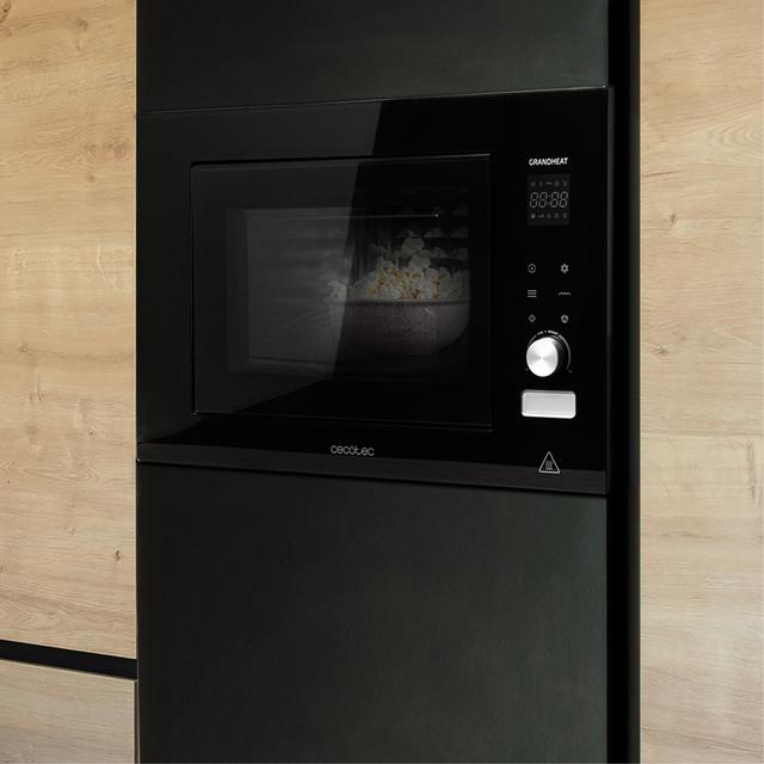 MICROONDAS GRANDHEAT CECOTEC 2090 BUILT-IN TOUCH BLACK - detalle