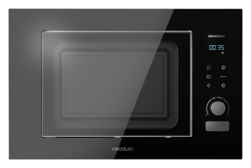 MICROONDAS GRANDHEAT CECOTEC 2090 BUILT-IN TOUCH BLACK