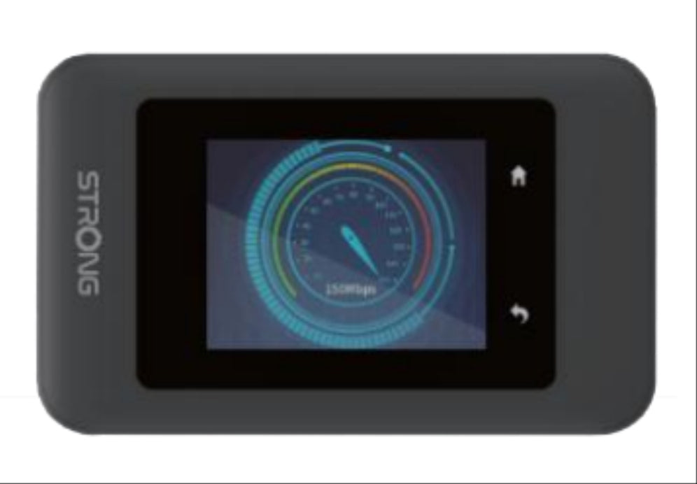 Strong 4G+ LTE MiFi Hotspot Router Wi-Fi 1200 router inalámbrico Doble banda (2.4 GHz / 5 GHz) Negro