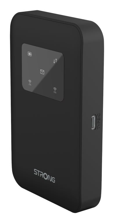 Strong 4G+ LTE MiFi Hotspot Router Wi-Fi 900 router inalámbrico Doble banda (2.4 GHz / 5 GHz) Negro