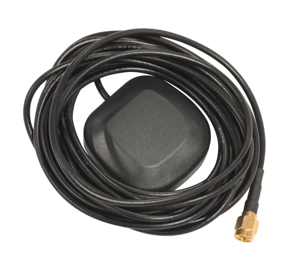 Antena de satélite Mikrotik ACGPSA negra con diseño compacto y duradero para señal de satélite confiable.