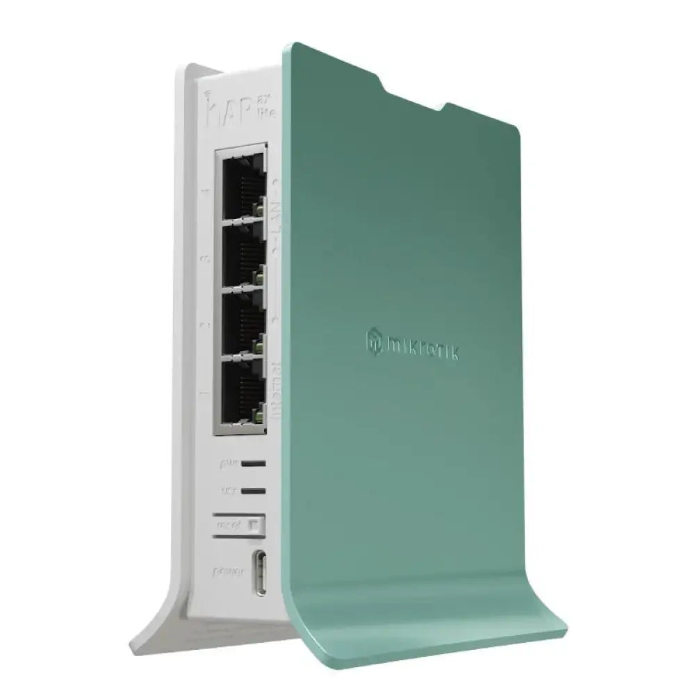 Puntos de acceso Mikrotik hAP ax lite Router WiFi6 con 4 puertos GbE y banda de 2.4GHz, dispositivo de red compacto y moderno