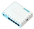 Mikrotik RB750GR3 router Gigabit Ethernet Turquesa. Blanco