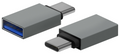 MINI ADAPTADOR AISENS ALUMINIO USB 3.2 GEN1 3A USB-C/M-A/H GRIS