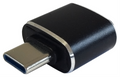 MINI ADAPTADOR AISENS USB 3.1 GEN2 3A TIPO USB-C M-A H NEGRO