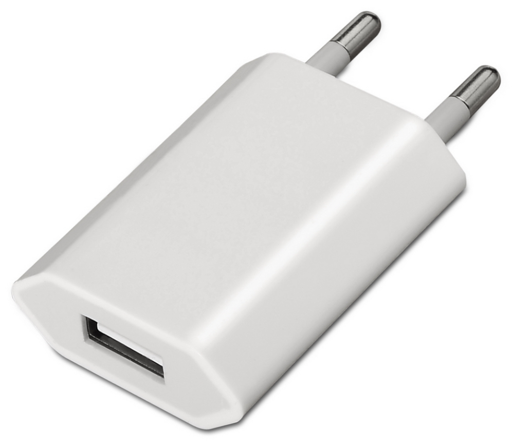 MINI CARGADOR AISENS USB 5V/1A BLANCO