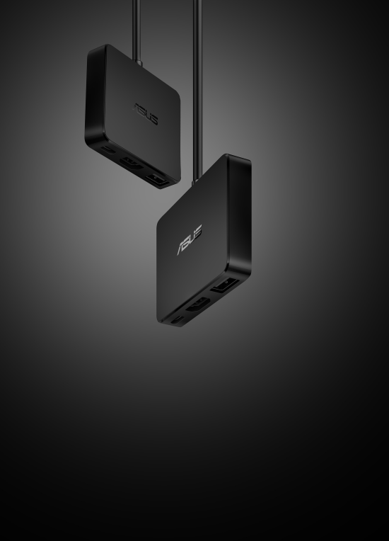 MINI DOCK ASUS DC100 USB-C BLACK - detalle