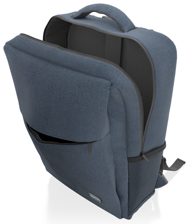 MOCHILA AISENS 17" AZUL - detalle