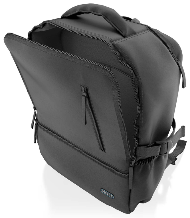 MOCHILA AISENS DEPORTIVA REPELENTE AL AGUA 15,6" NEGRO - detalle