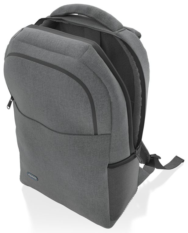 MOCHILA AISENS PREMIUM 15,6" GRIS - detalle