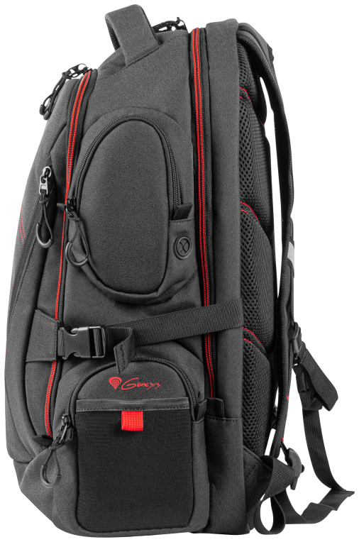MOCHILA GENESIS PALLAD 550 15,6"-17.3" NEGRA - detalle