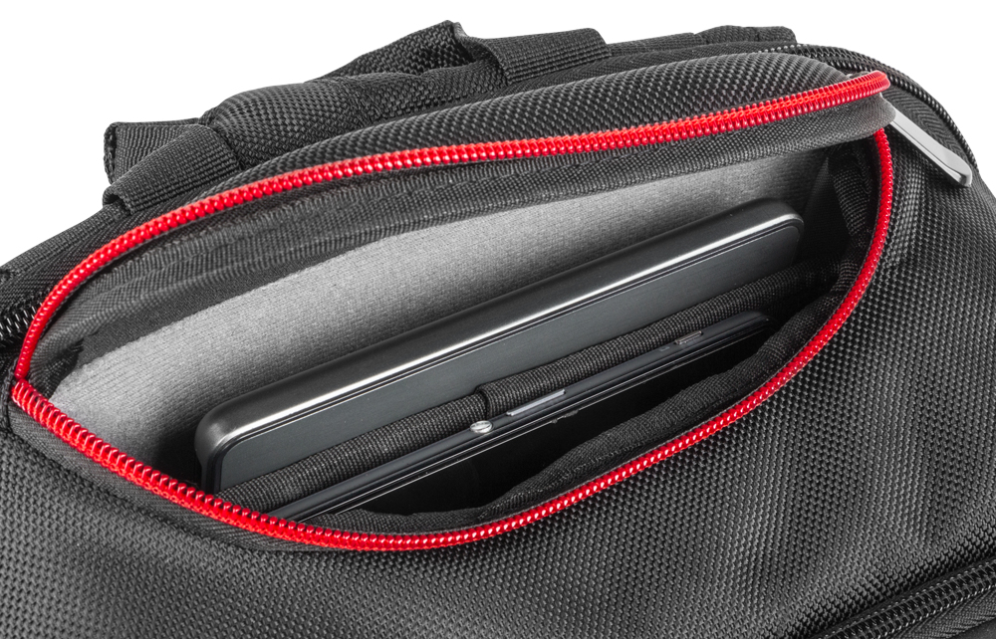 MOCHILA PORTATIL GENESIS PALLAD 500 15.6"-17.3" NEGRO - detalle