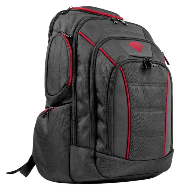 MOCHILA PORTATIL GENESIS PALLAD 500 15.6"-17.3" NEGRO - detalle