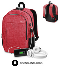 MOCHILA SUBBLIM URBAN LOCK BACKPACK 16" RED