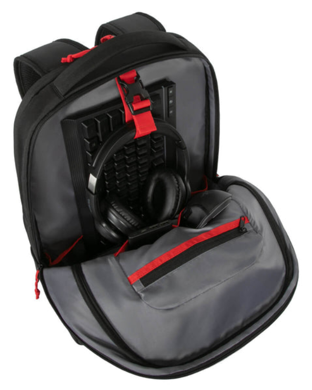 MOCHILA TARGUS 17.3" STRIKE2 GAMING BACKPACK NEGRA - detalle