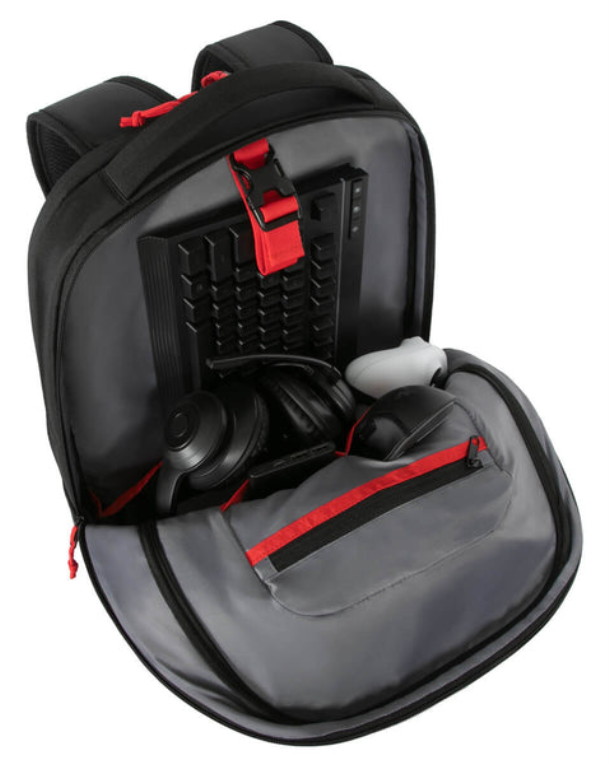 MOCHILA TARGUS 17.3" STRIKE2 GAMING BACKPACK NEGRA - detalle