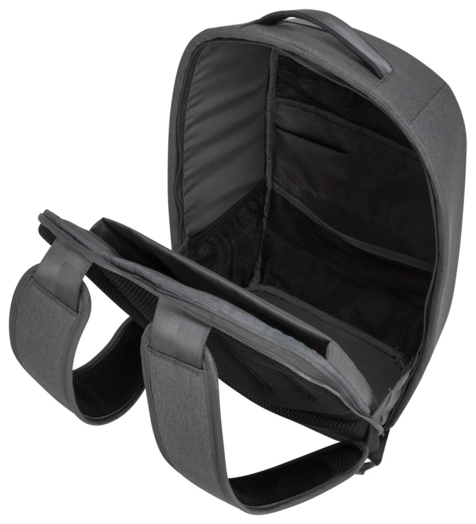 MOCHILA TARGUS CYPRESS ECO SECURITY ANTIRROBO 15,6" GRIS - detalle
