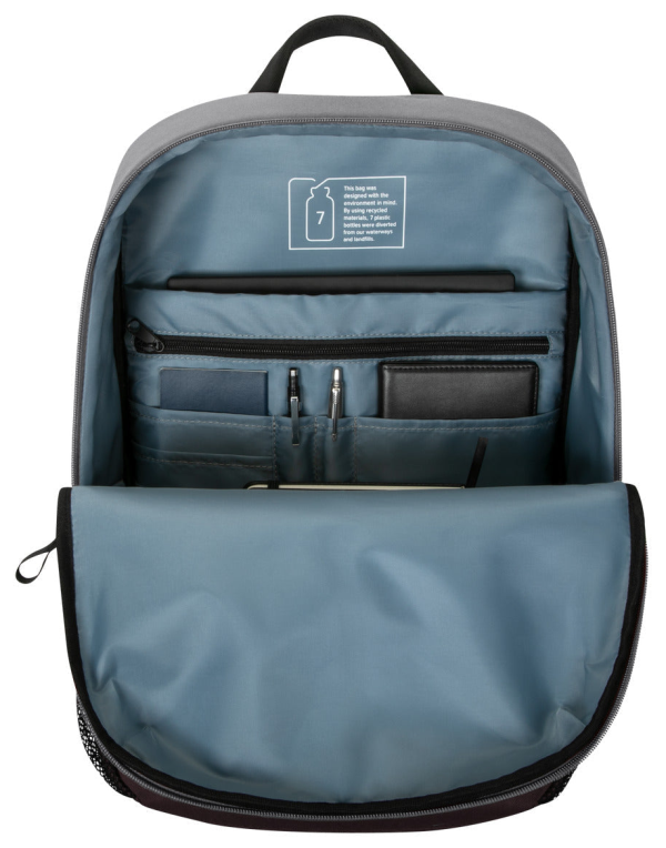 MOCHILA TARGUS SAGANO CAMPUS 15.6" GRIS - detalle
