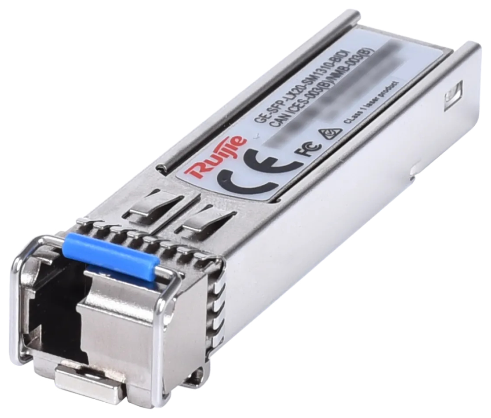 MODULO SFP RUIJIE REYEE RG-GE-SFP-LX20-SM1310-BIDI LC SMF 20km 1310/1550 - detalle