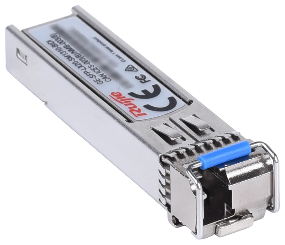 MODULO SFP RUIJIE REYEE RG-GE-SFP-LX20-SM1310-BIDI LC SMF 20km 1310/1550 - detalle