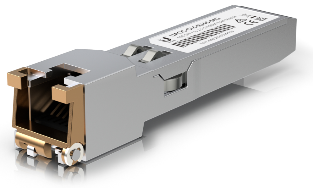 Ubiquiti UACC-CM-RJ45-MG red modulo transceptor Cobre 10000 Mbit/s SFP+