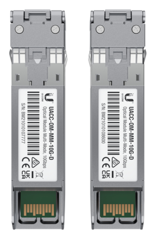 MODULO SFP+ UBIQUITI UACC-OM-MM-10G-D-2 UFIBER TRANSCEIVER MM 2PACK