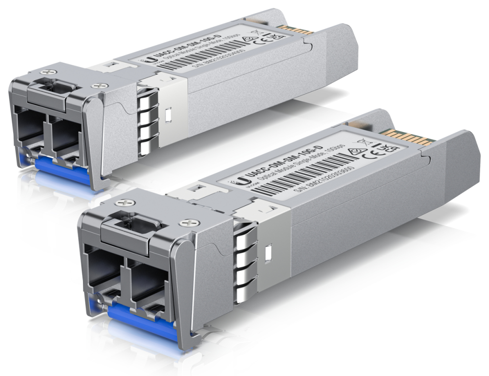 MODULO SFP+ UBIQUITI UACC-OM-SM-10G-D-20 UFIBER TRANSCEIVER SM 20PACK