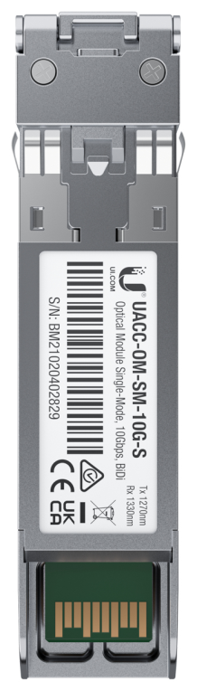 MODULO SFP UBIQUITI UACC-OM-SM-10G-S-2 UFIBER TRANSCEIVER SM 2PACK BIDI - detalle