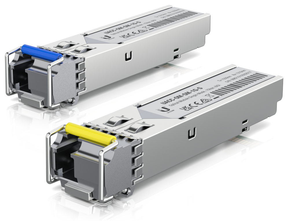 MODULO SFP UBIQUITI UACC-OM-SM-1G-S-2 UFIBER TRANSCEIVER SM 2PACK BIDI