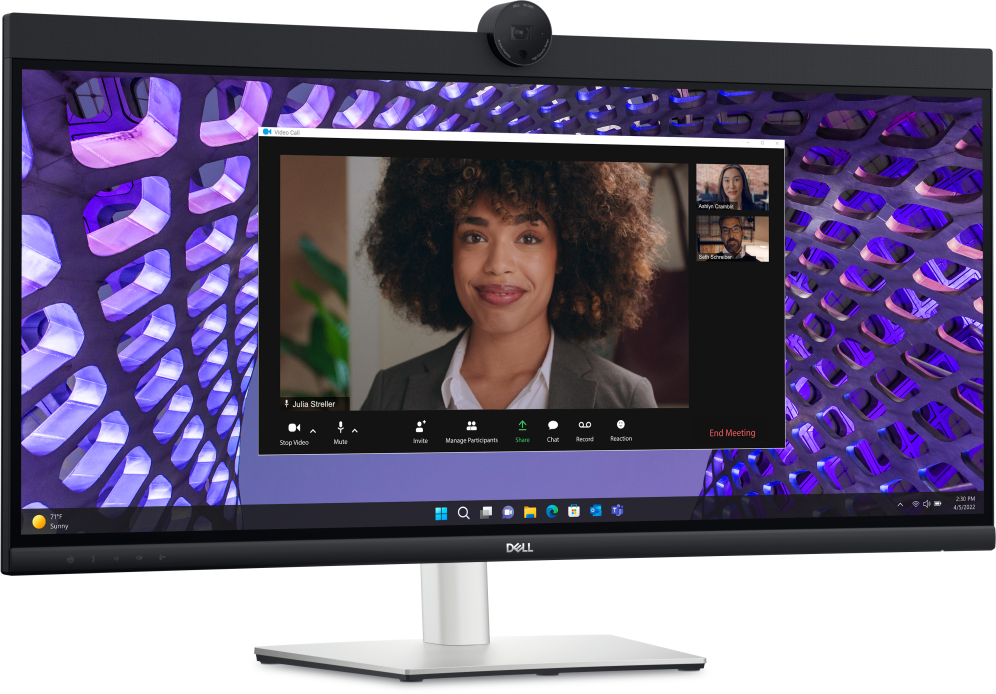 MONITOR DELL P3424WEB 24" CURVO - detalle