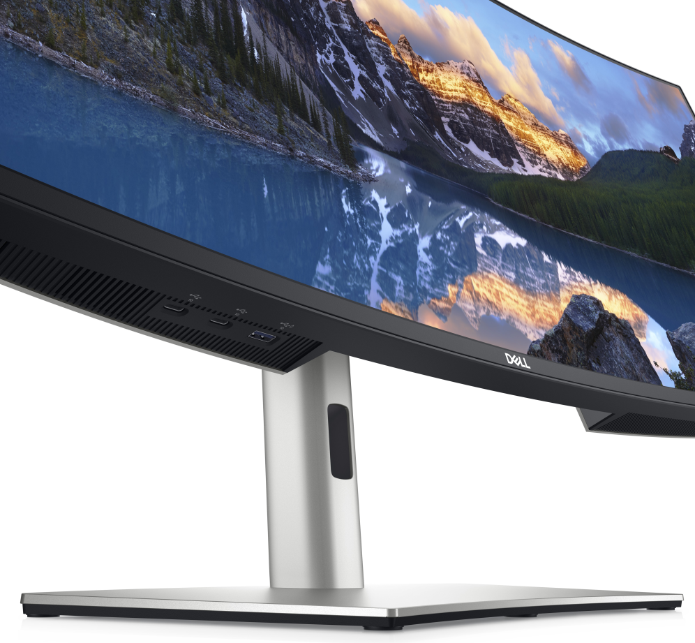 MONITOR DELL U3824DW 38" WQHD+ CURVO USB-C NEGRO - detalle