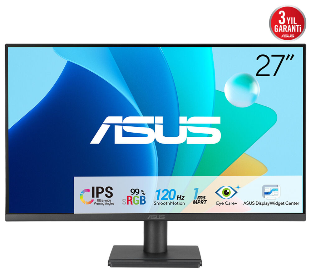 MONITOR GAMING ASUS VA279HG 27 FHD 1MS 120HZ IPS NEGRO - detalle