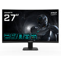 Monitor curvo para xogos GIGABYTE GS27FC2 de 27 polgadas FHD - 1920 x 1080. 240 Hz. 1 ms. 350 cd/m². HDR Ready. HDMI 2.0. Displayport 1.4