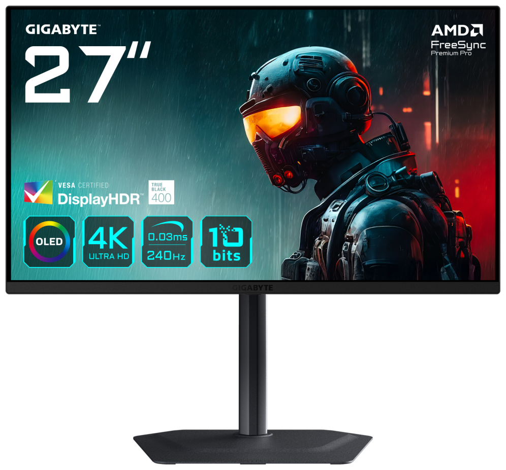 MONITOR GAMING GIGABYTE M27UA EK 27" 3840X2160