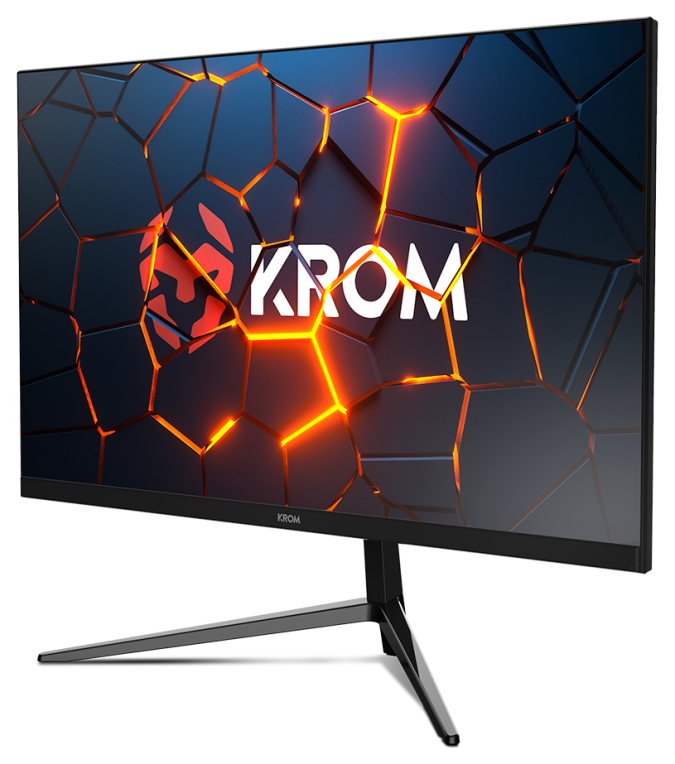 MONITOR GAMING KROM KERTZ 24" RGB 200HZ HDMI DP - detalle