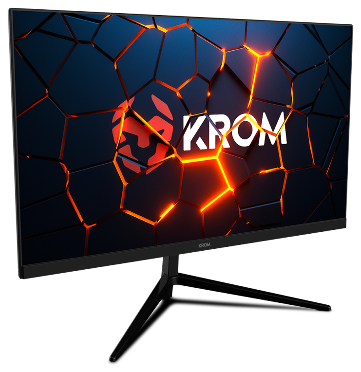 MONITOR GAMING KROM KERTZ 24" RGB 200HZ HDMI DP - detalle