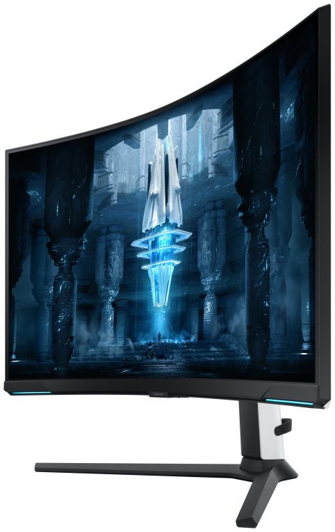 MONITOR GAMING SAMSUNG ODYSSEY NEO G8 UHD 32" CURVO 1000R 240HZ QUANTUM MINI-LED - detalle