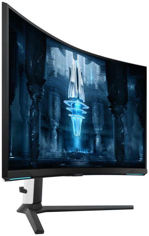 MONITOR GAMING SAMSUNG ODYSSEY NEO G8 UHD 32" CURVO 1000R 240HZ QUANTUM MINI-LED - detalle