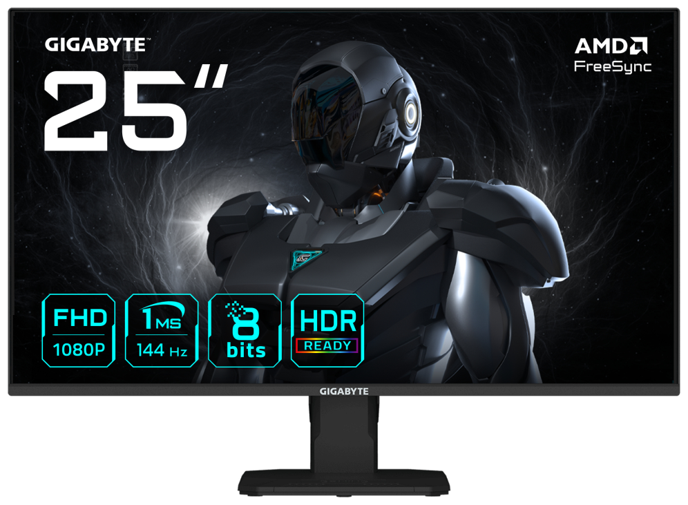 MONITOR GIGABYTE 20VM0-GS25F14BM-1EKS 24,5" IPS 144Hz