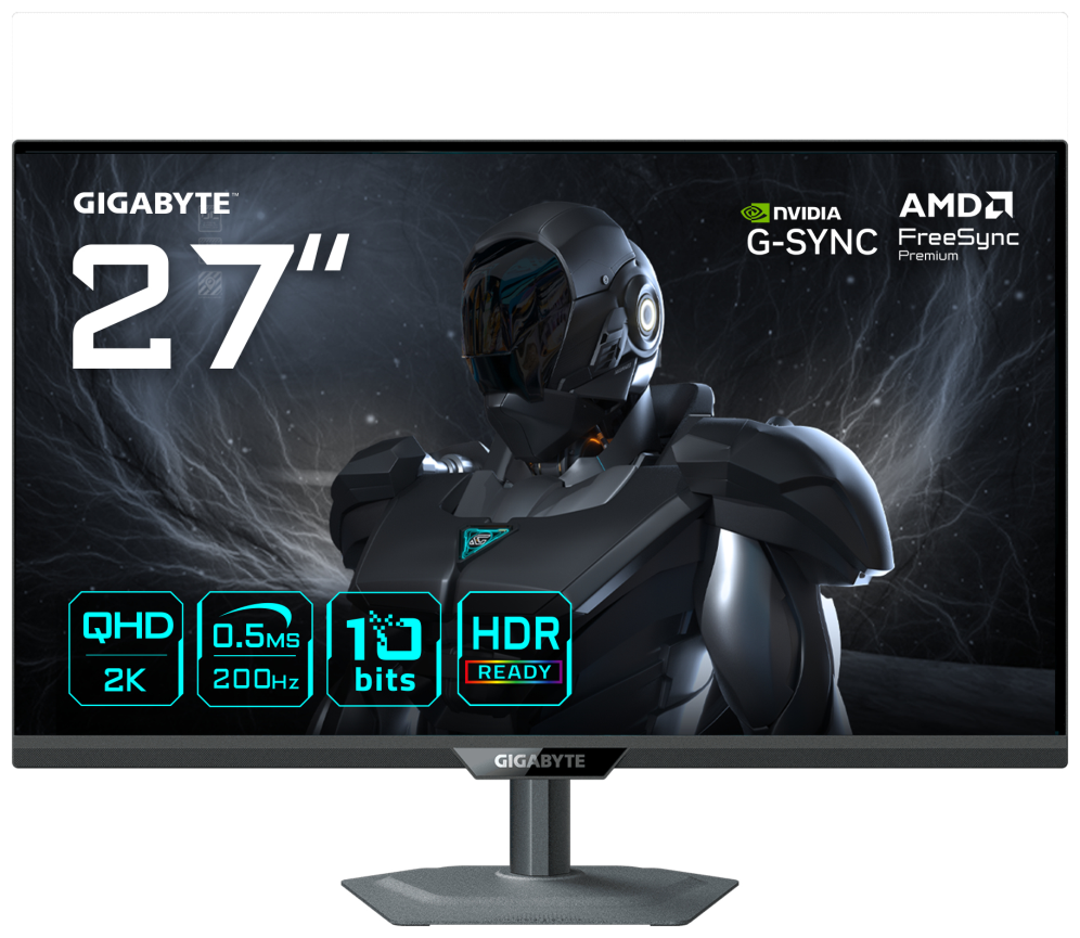 MONITOR GIGABYTE 27" G27Q20 QHD IPS 200HZ FREESYNC