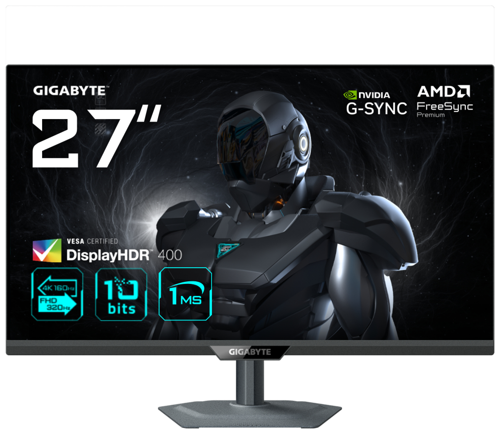 MONITOR GIGABYTE 27" G27U 4K UHD 320HZ EK