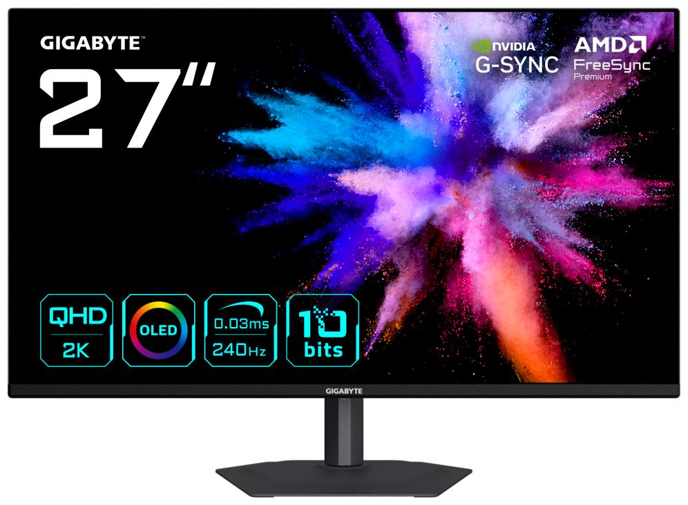 MONITOR GIGABYTE 27" WOLED GO27Q24A QHD 240HZ FREESYNC