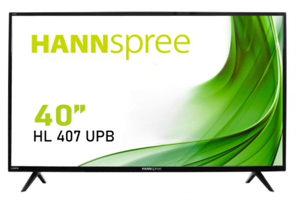 MONITOR HANNS HL407UPB 40" IPS 1920x1080 8,5MS USB HDMI ALTAVOCES NEGRO - detalle
